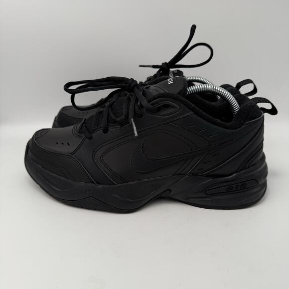 Nike AIR MONARCH 4E Mens Black 416355 001 Walking Shoes Men’s 8 WIDE EXCELLENT - Picture 4 of 9